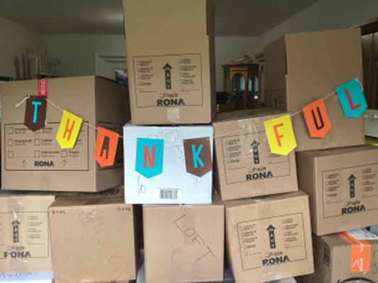 Boxes packed
		for delivery