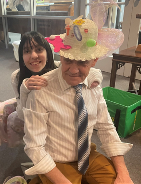 Making an Easter hat