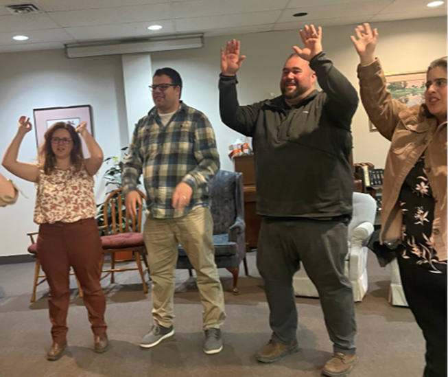 Adults getting active