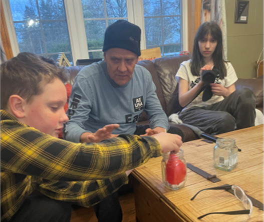 A lessons with a water balloon