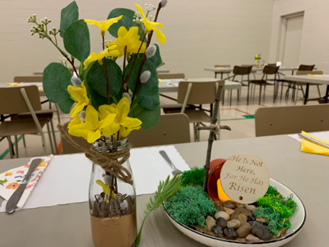 Decorated for brunch