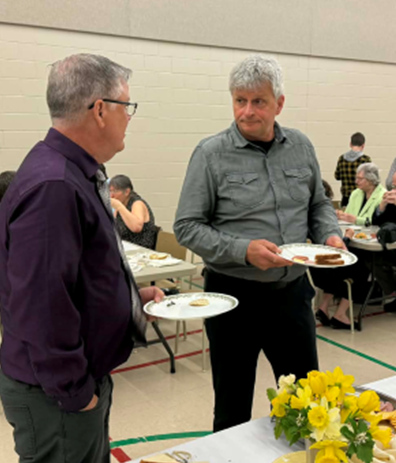 Rev. Carl Walters and Eric Haverkamp