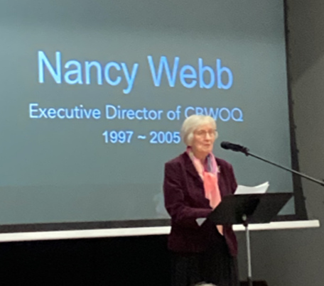Nancy Webb speaks