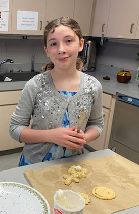 Making cookies