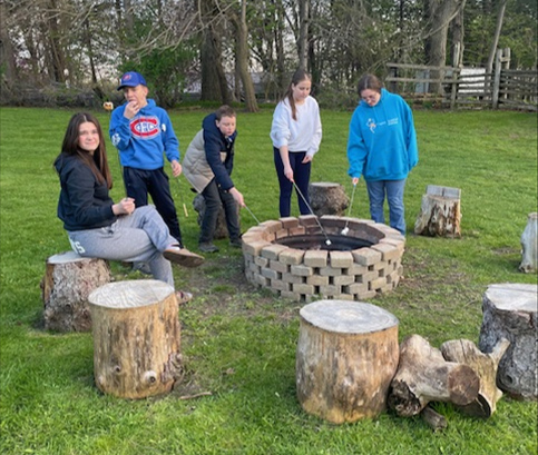 Roasting marshmallows