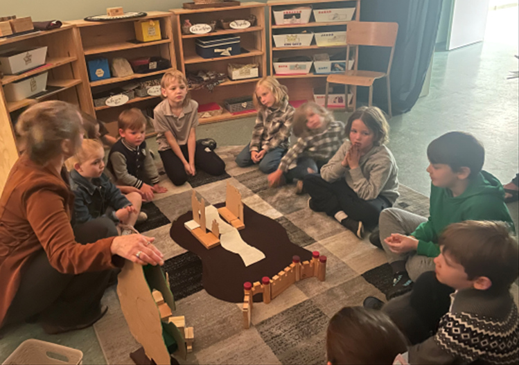 Gathered for story time
