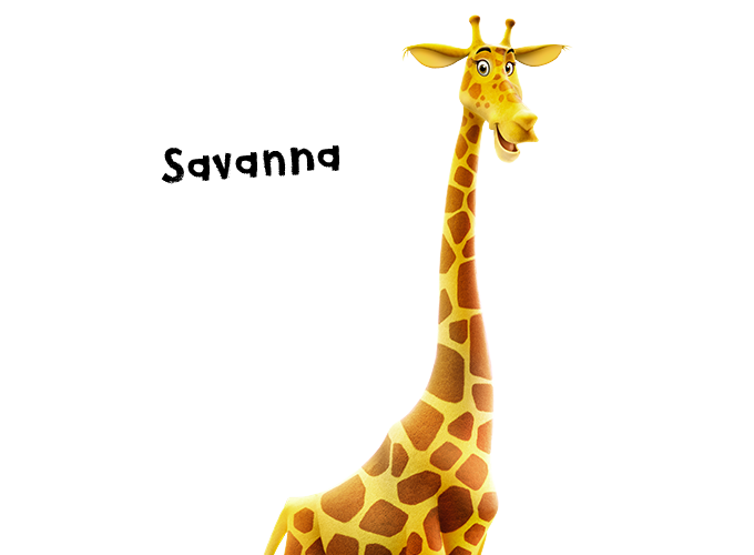 Savanna the giraffe
