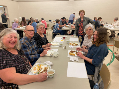 At the potluck